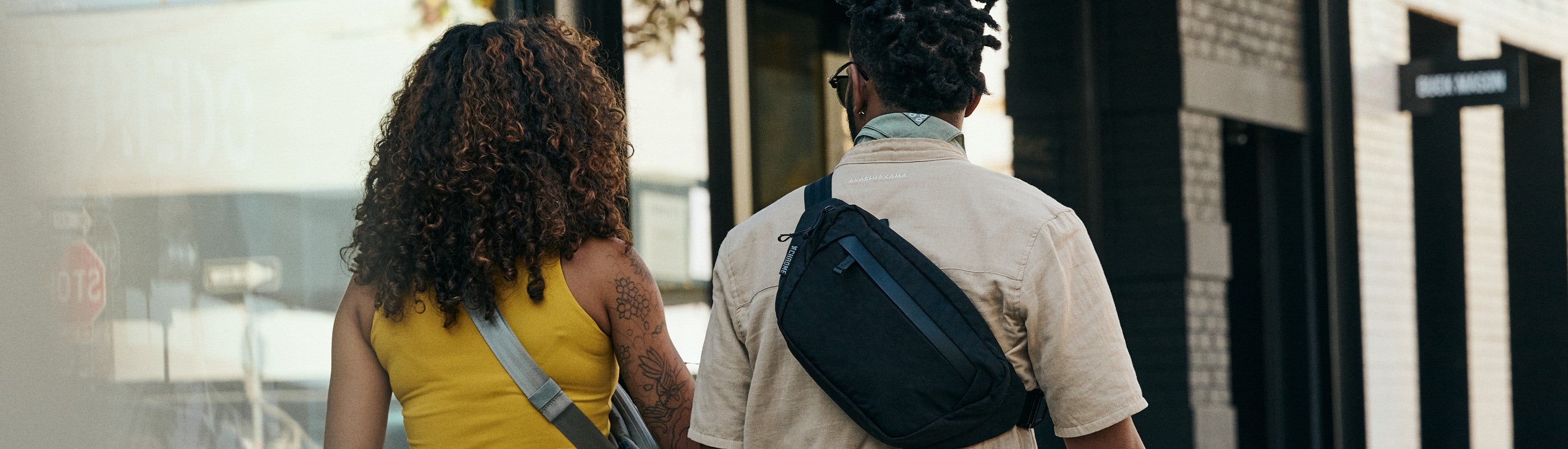 Gift Ideas two people with bags